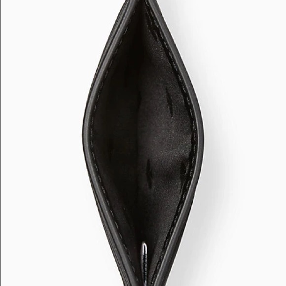 NWT Kate Spade Staci Small Slim Card Holder Card Case in Black - Picture 2 of 3